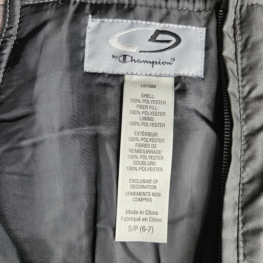 C9 Champion from Target Snow Bib Snowsuit Youth 6-7 Gray Overalls Ski - Picture 5 of 6